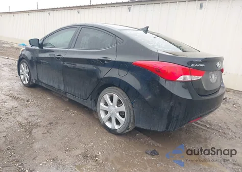2013 Hyundai Elantra Limited z USA, uszkodzony, nr VIN 5NPDH4AE2DH440385